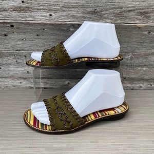 Goffredo Fantini VTG 90s Slip on Sandals
